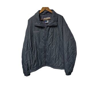 Columbia Vertex Mens Quilted Puffer Jacket Core Interchange Long Sleeve Size XXL